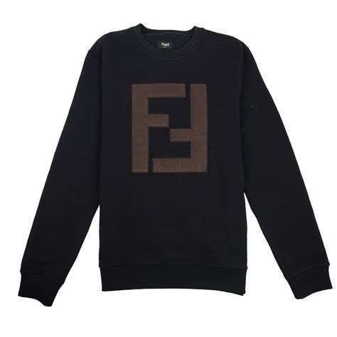 black fendi sweatshirt|fendi sweatshirt vintage.